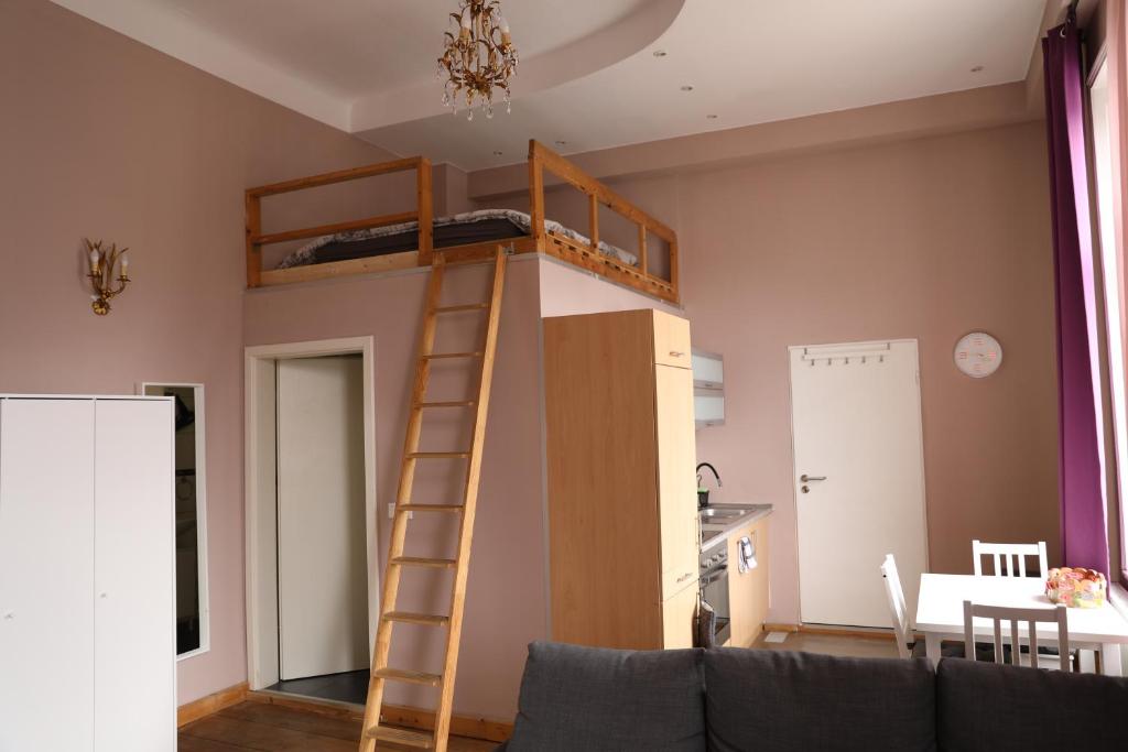 Camera con letto a castello. di Royal Rose Suite in zentraler Lage a Brema