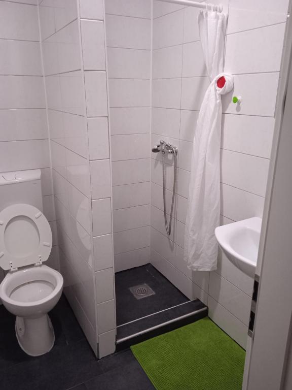 Koupelna v ubytování Dioklecijan delux