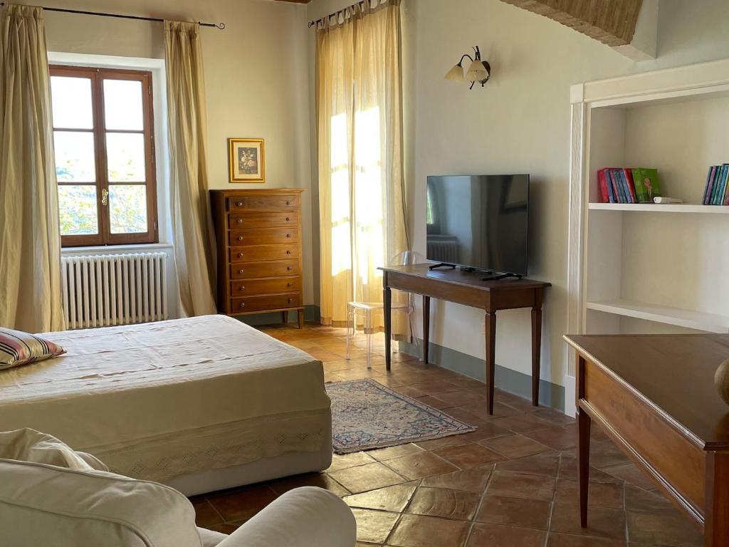 I Casali di Colle Monte - Doppel- Oder Zweibettzimmer Mit Poolblick