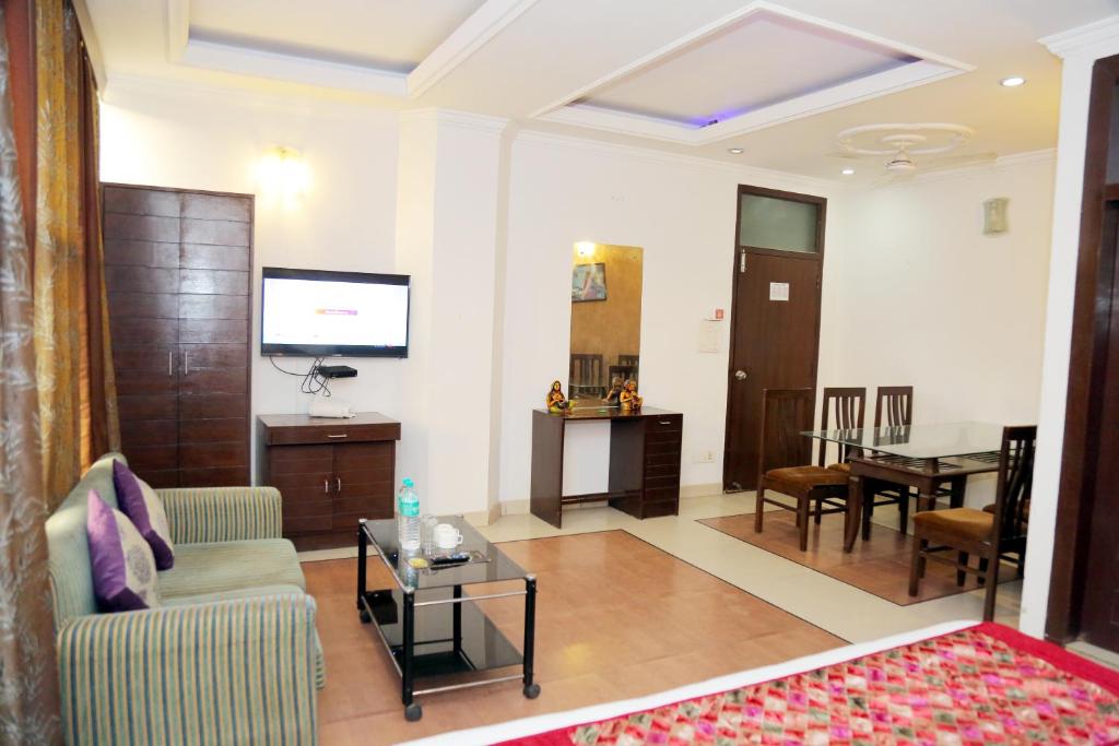 Posezení v ubytování Hotel Sai Group