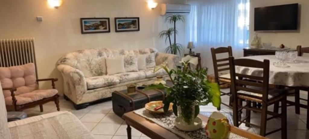 Χώρος καθιστικού στο Michaela