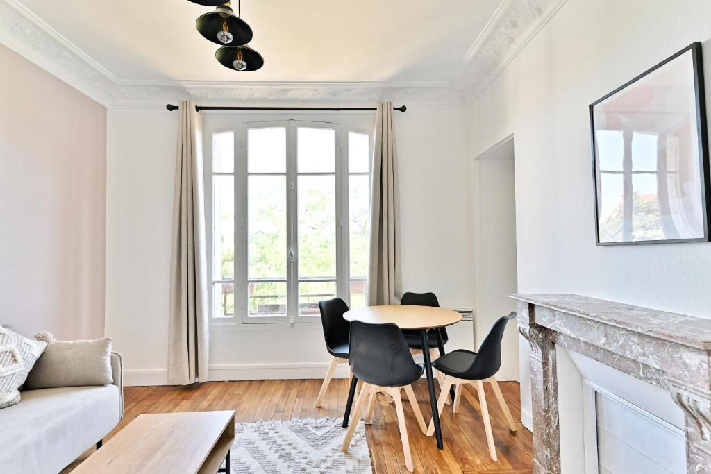 Posezení v ubytování Appartement Spacieux et paisible Magnifique Vue