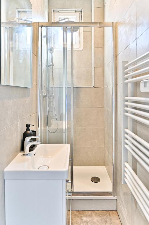 Koupelna v ubytování Appartement Spacieux et paisible Magnifique Vue