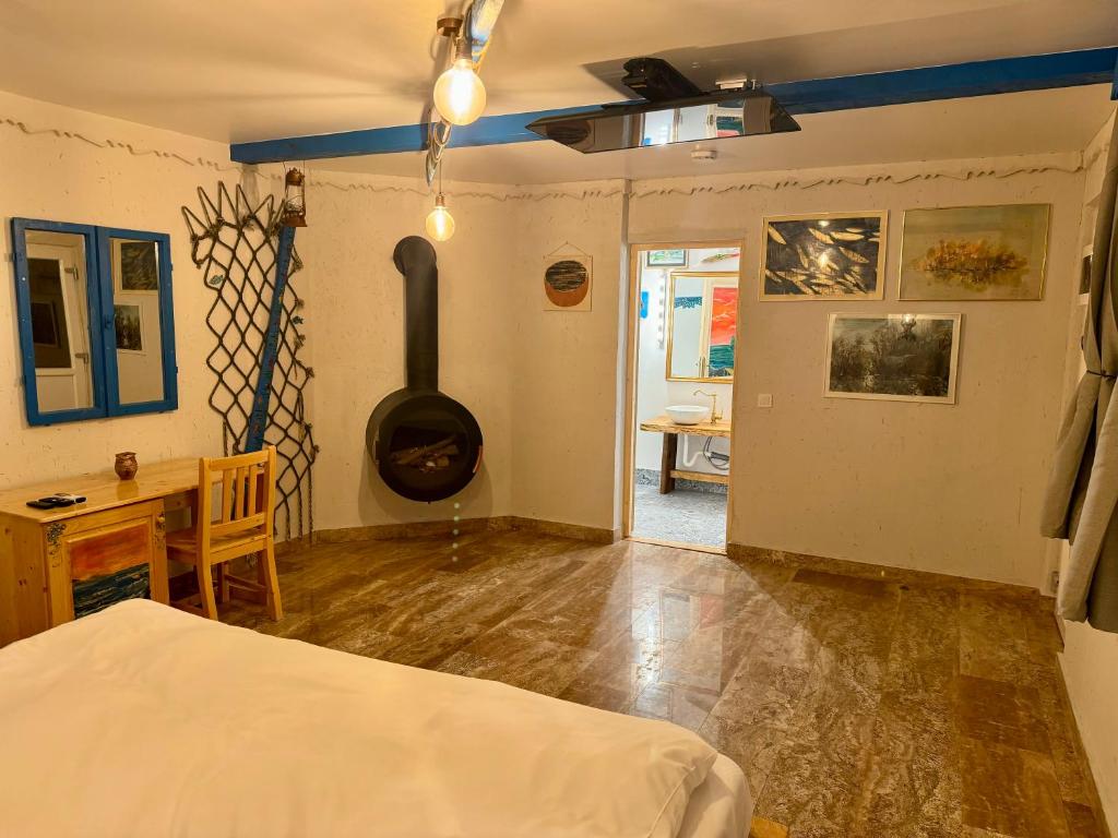 Postel nebo postele na pokoji v ubytování Nena Art Resort