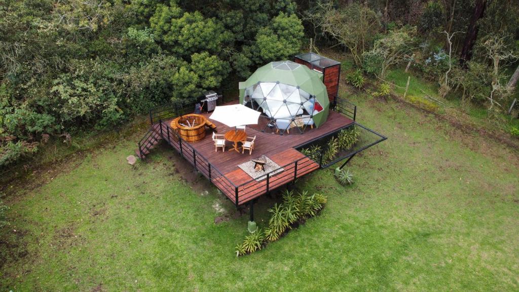 Zahrada ubytování MAUNA Glamping