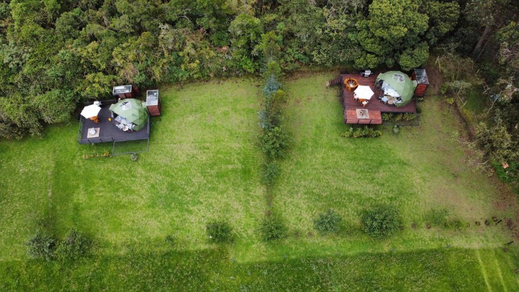 Zahrada ubytování MAUNA Glamping