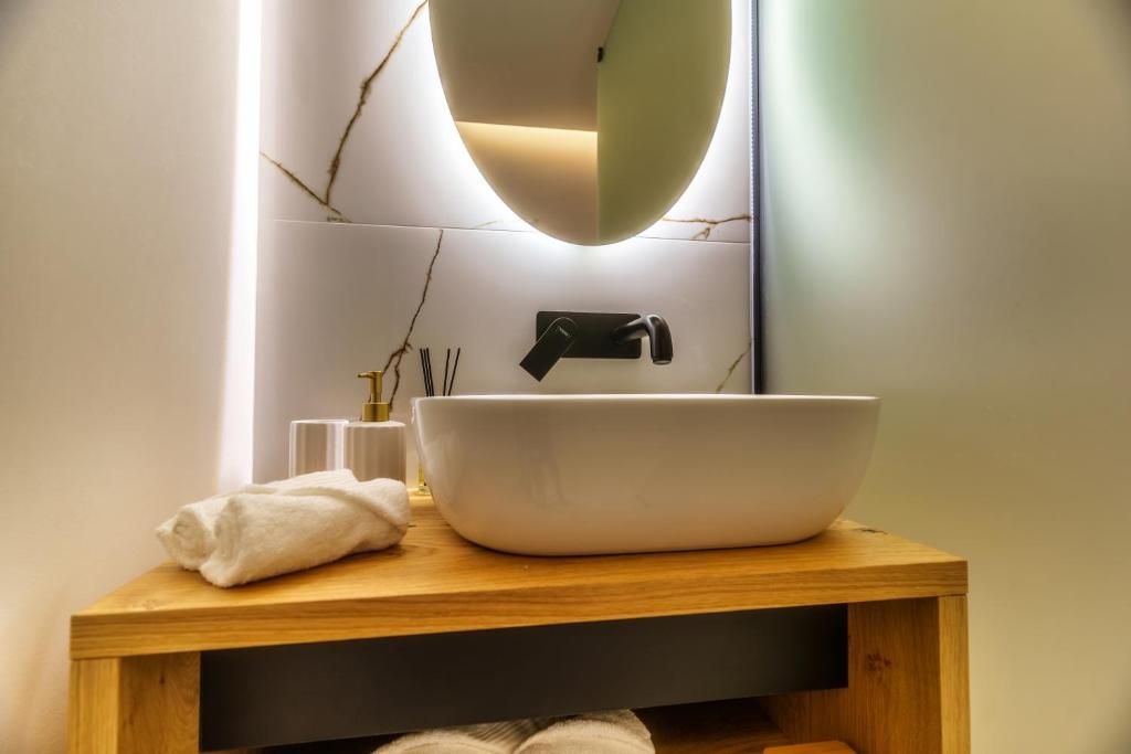 Koupelna v ubytování Hotel Frost