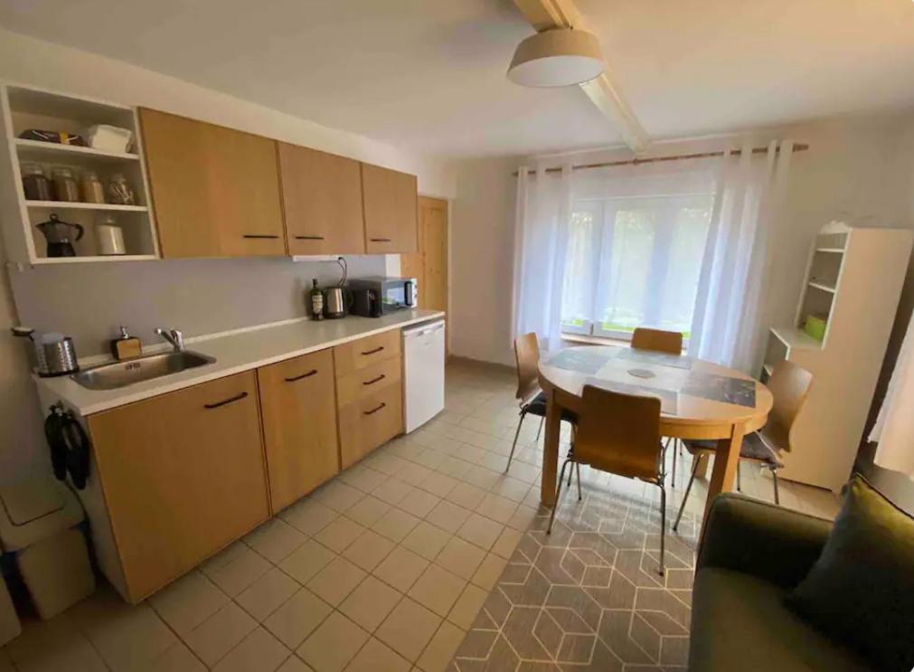 Kuchyň nebo kuchyňský kout v ubytování Cosy cottage with wellness