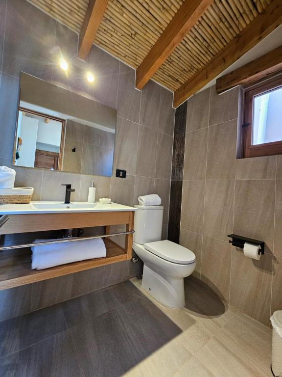 Koupelna v ubytování Hotel Pirwa