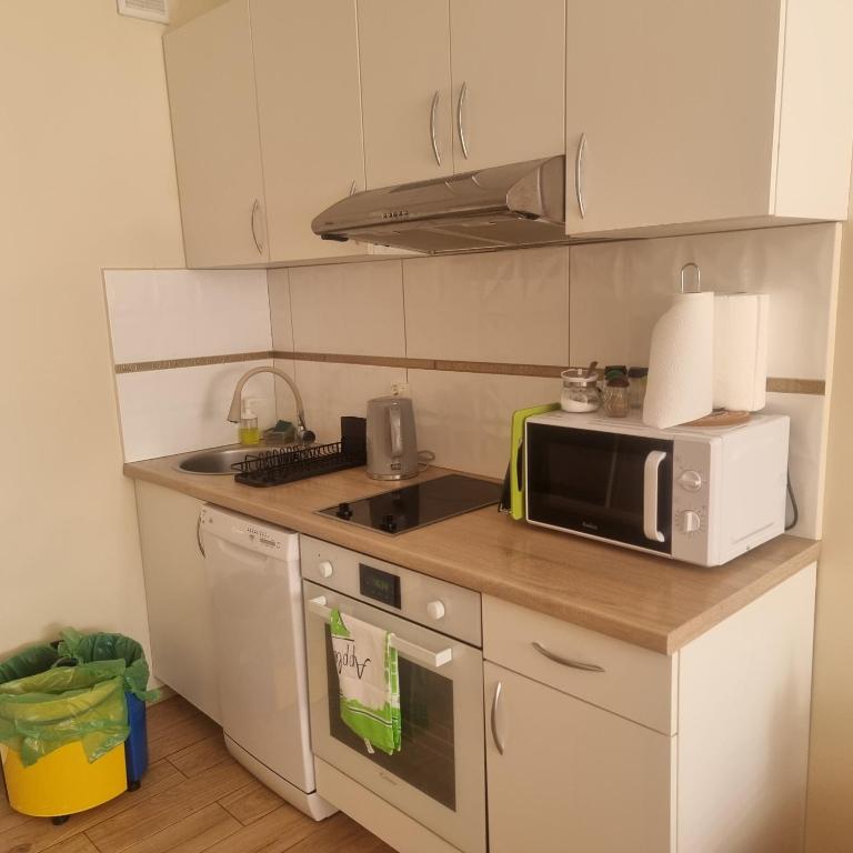 Kuchyňa alebo kuchynka v ubytovaní Apartment Przymorze II