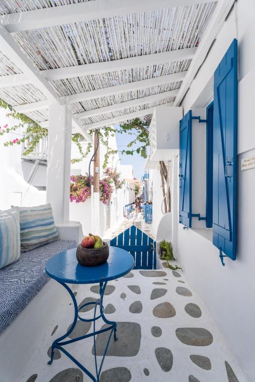 Posezení v ubytování Eleanna's Mykonos
