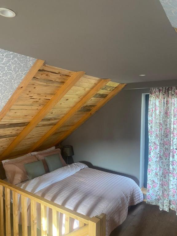 Postel nebo postele na pokoji v ubytování Adria Nord Chalets
