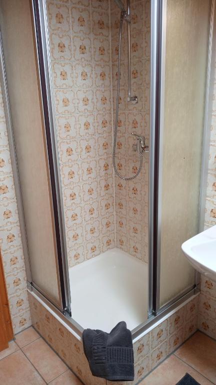 Koupelna v ubytování Haus Lenzer