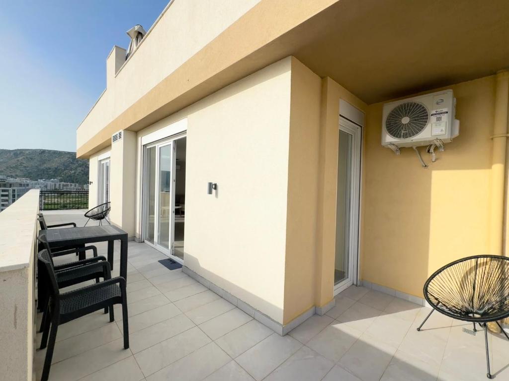 Balkón nebo terasa v ubytování R Apartments