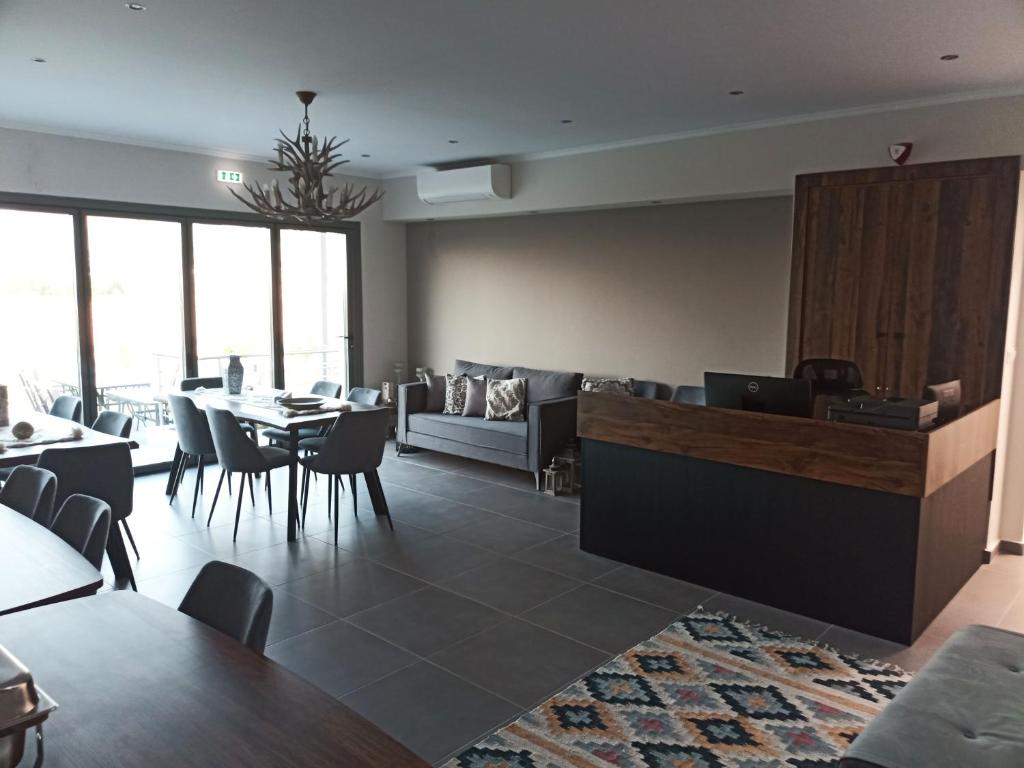 Posezení v ubytování Zathay Apartments