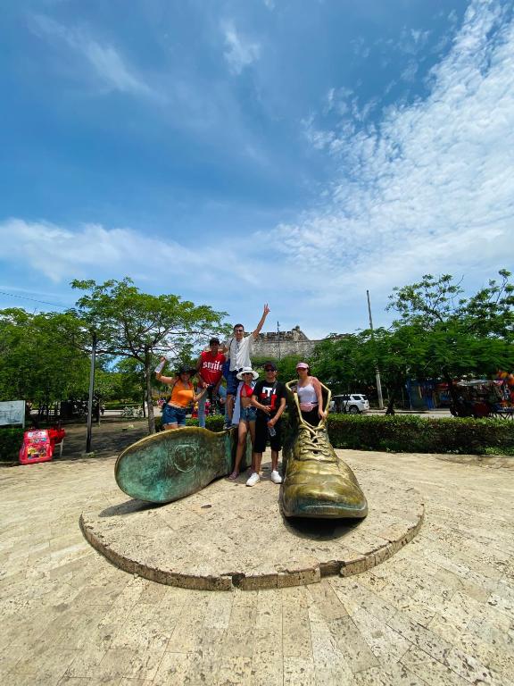 Majutusasutuse Castillo de la Popa külastajad