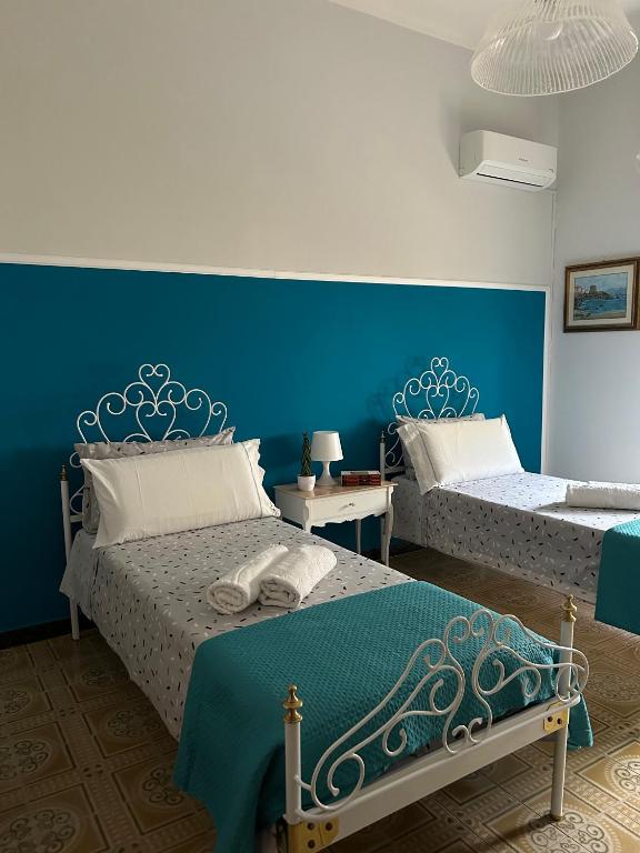 Postel nebo postele na pokoji v ubytování Casa Euphorbia