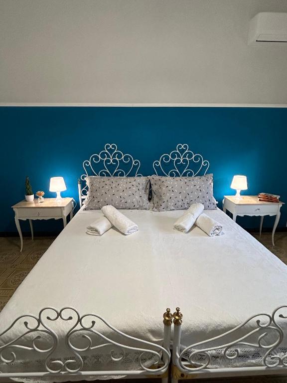 Postel nebo postele na pokoji v ubytování Casa Euphorbia