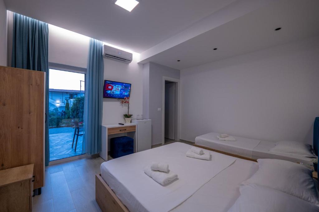Letto o letti in una camera di Twins Hotel