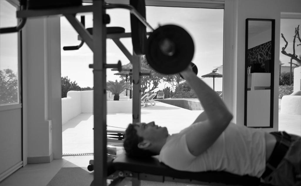 Fitness centrum a/nebo fitness zařízení v ubytování Ecovilla