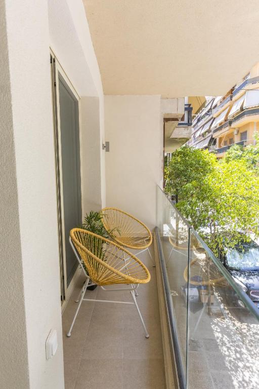 Balkón nebo terasa v ubytování The Mediterranean Suites