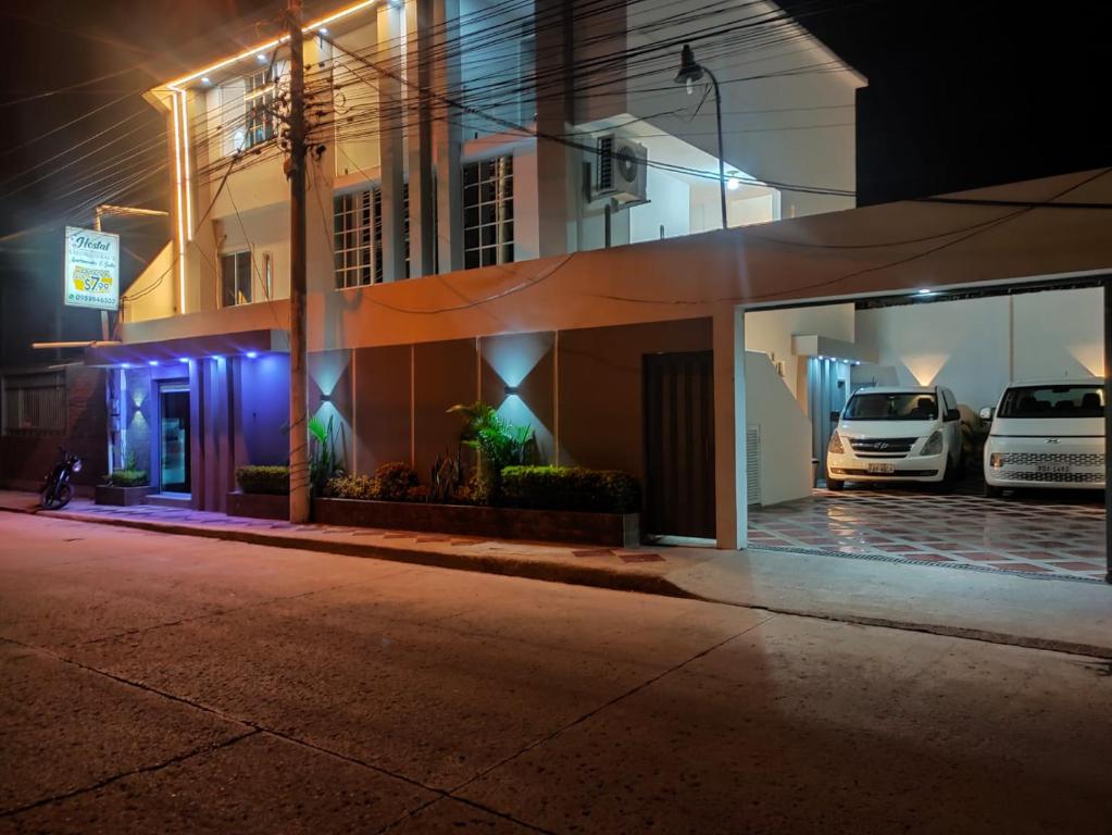 Budova, kde se aparthotel nachází