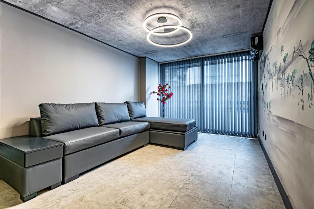 Posezení v ubytování Design Tech Comfort & Location