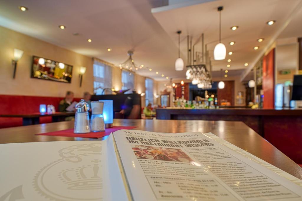 Restaurace v ubytování Hotel Wissers Fehmarn