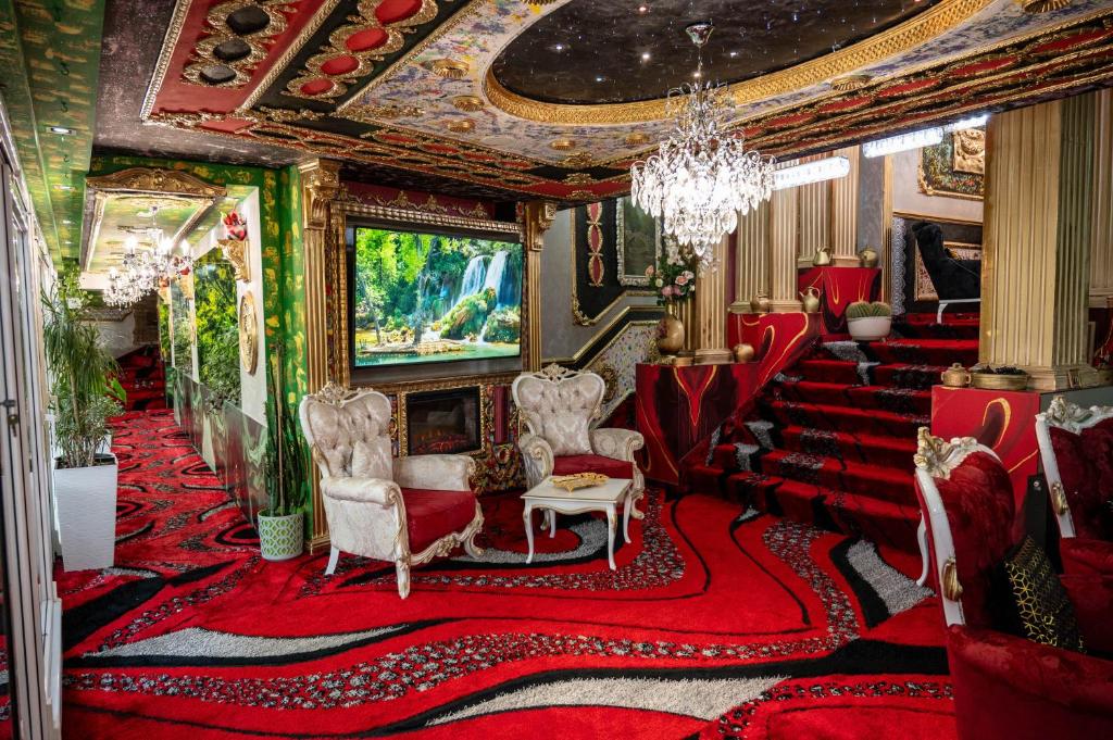 Posezení v ubytování Aparthotel AA
