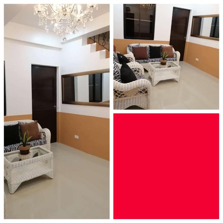 Posezení v ubytování Jil's Apartelle