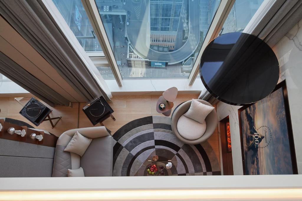 ISEYA Serviced Apart-ment Chengdu Taikoo Li Flagshipにあるシーティングエリア