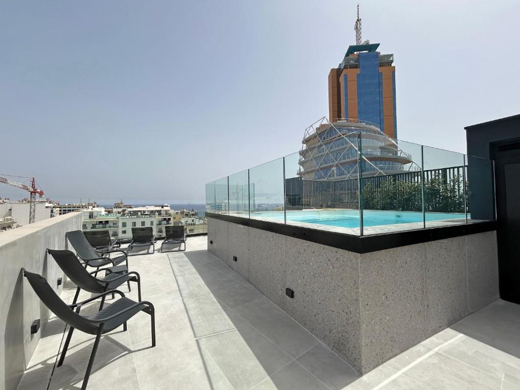 Bazén v ubytování Onyx Hotel nebo v jeho okolí