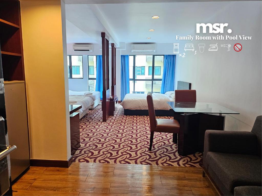 Posezení v ubytování Kota Kinabalu City Ensuite at SCSP Ming Garden