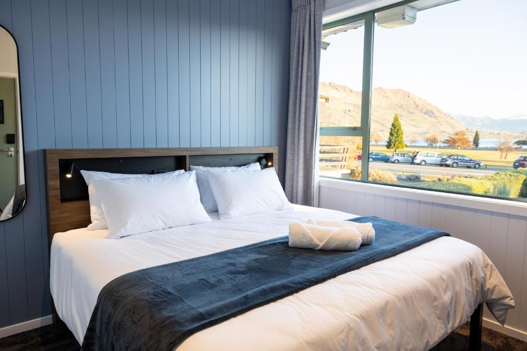 Voodi või voodid majutusasutuse Haka House Wanaka toas