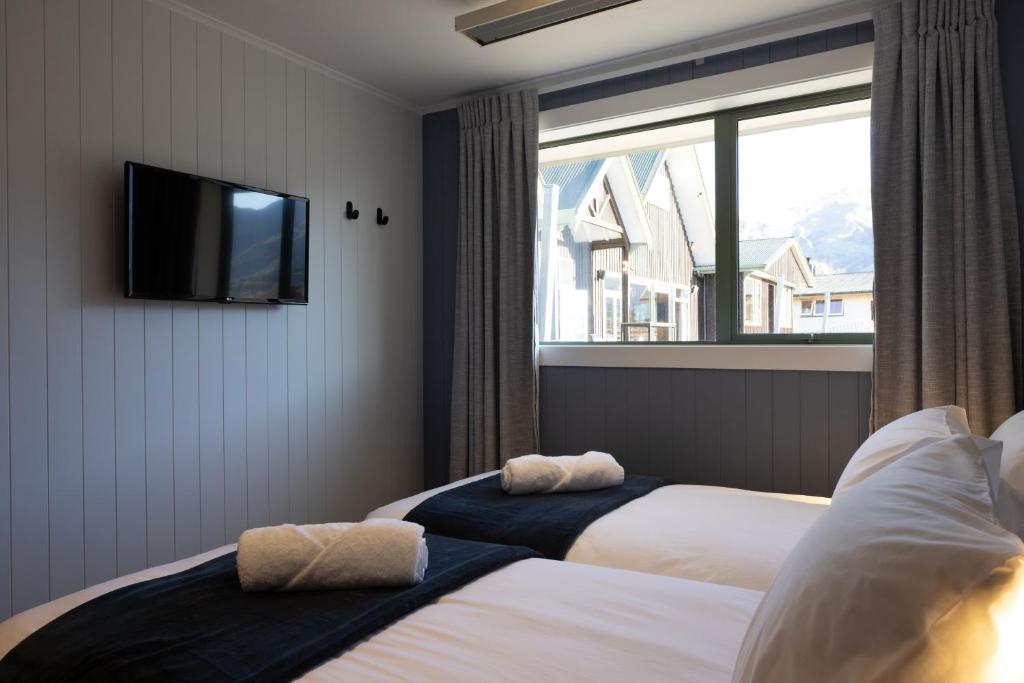 Voodi või voodid majutusasutuse Haka House Wanaka toas