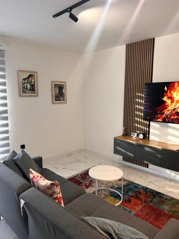Posezení v ubytování Apartmani Stars