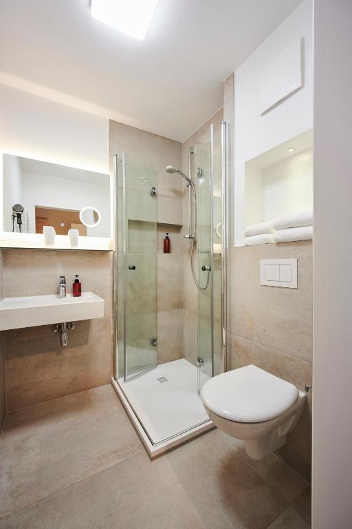 Koupelna v ubytování Art Hotel Eifel