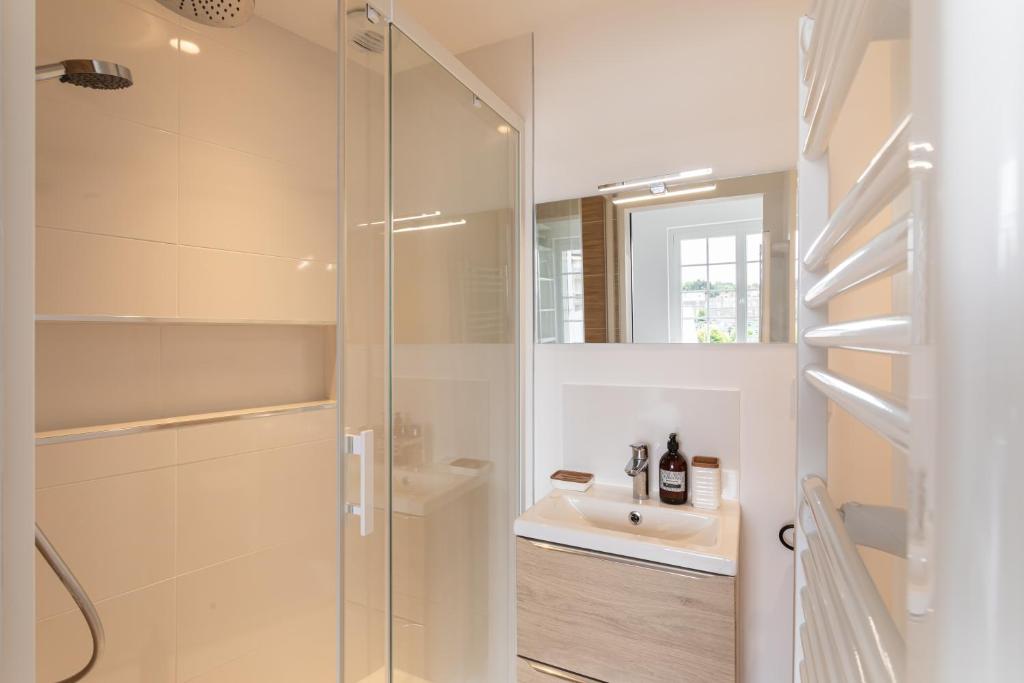 Koupelna v ubytování Le Clos Émeraude - Appt de 30 m² à Dinard