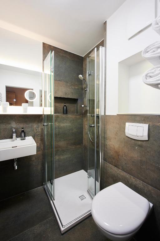 Koupelna v ubytování Art Hotel Eifel