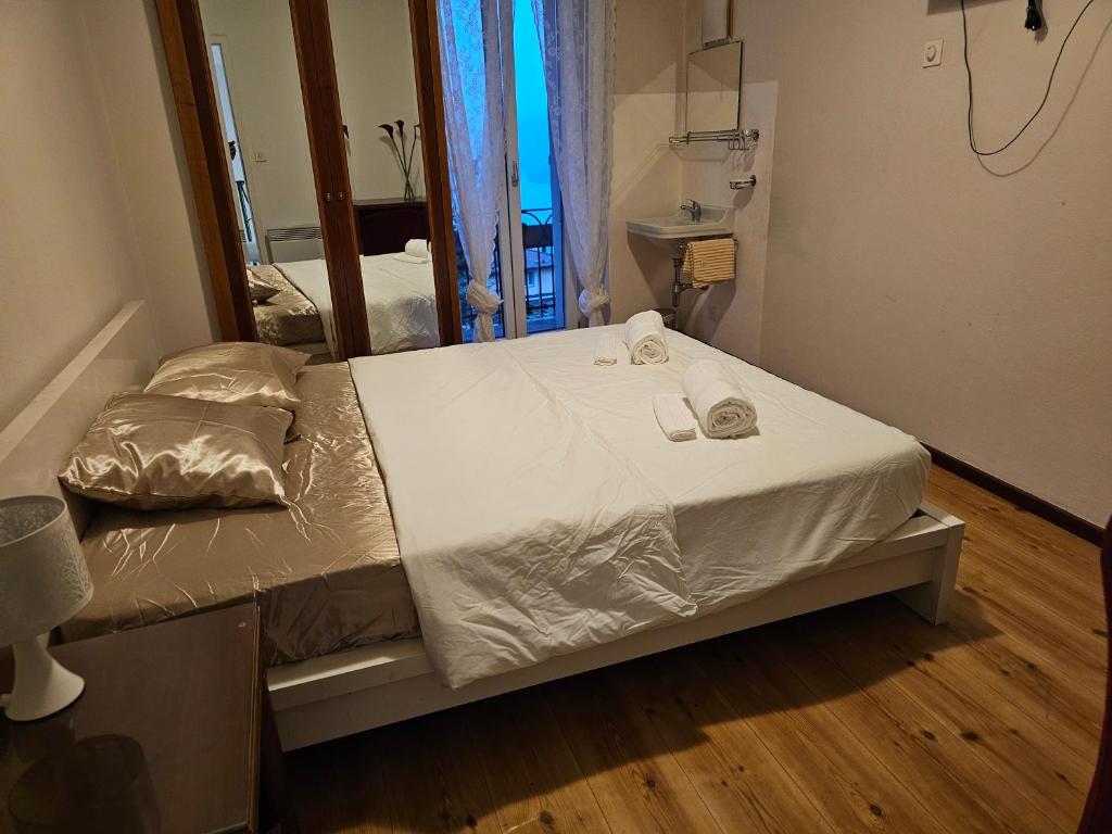 Postel nebo postele na pokoji v ubytování Ristorante Camino