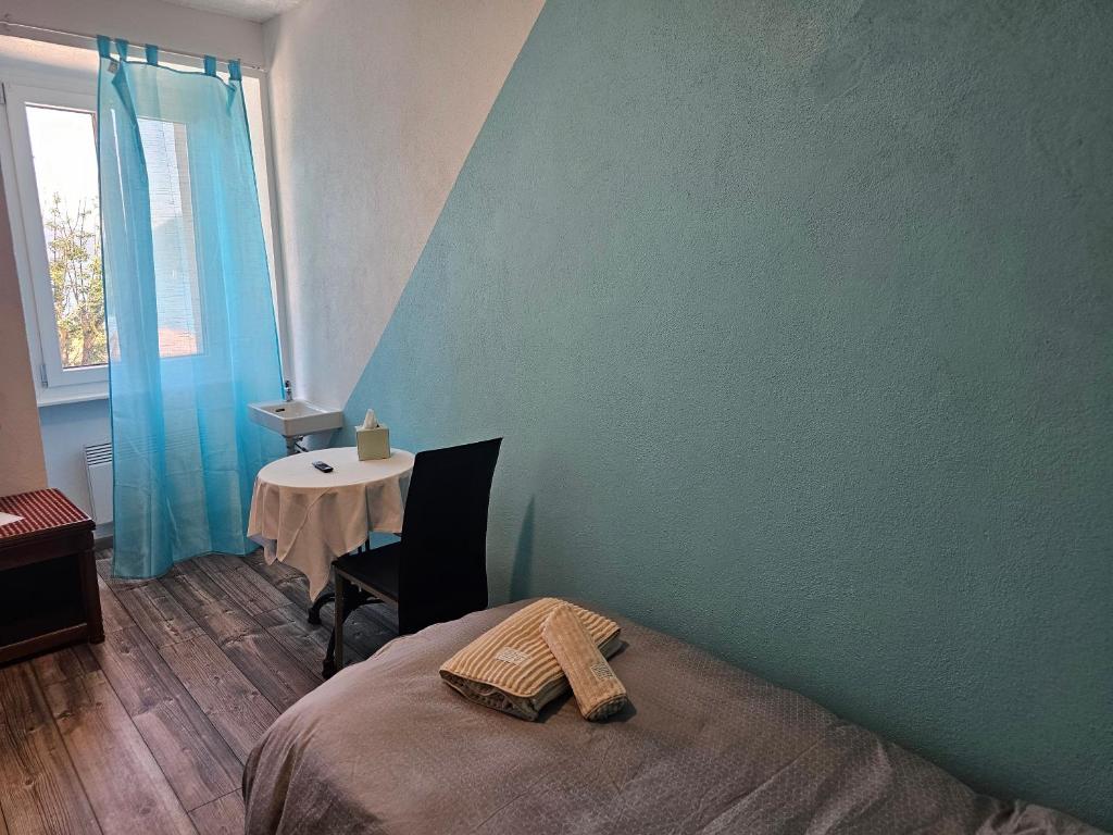 Postel nebo postele na pokoji v ubytování Ristorante Camino