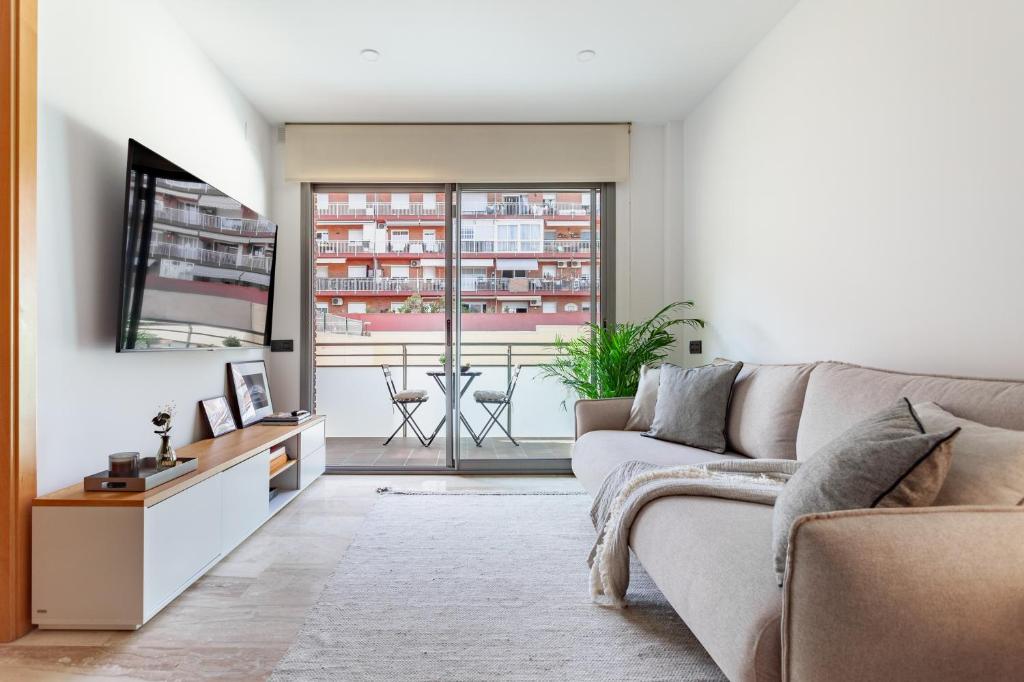 โทรทัศน์และ/หรือระบบความบันเทิงของ Cozy Apartment II - Les Corts