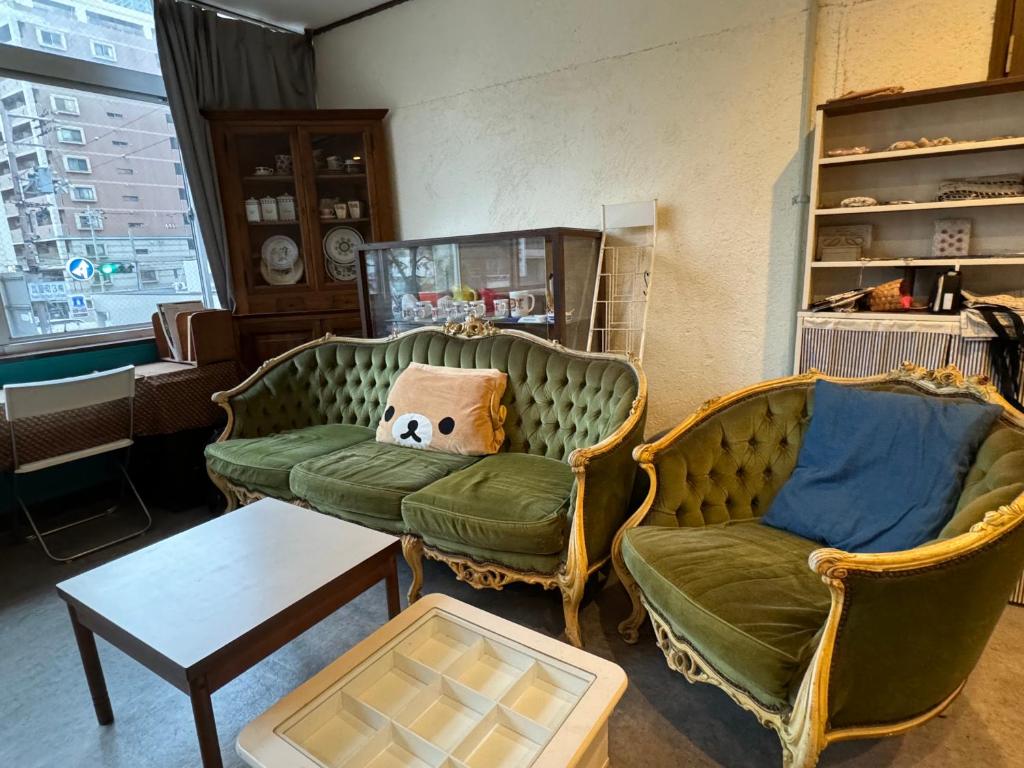 Posezení v ubytování Guest House 樂 -Luck-