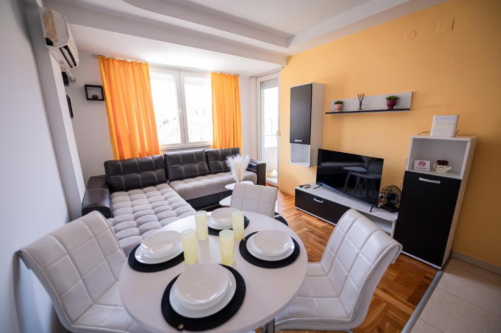 Et opholdsområde på L&D Apartments