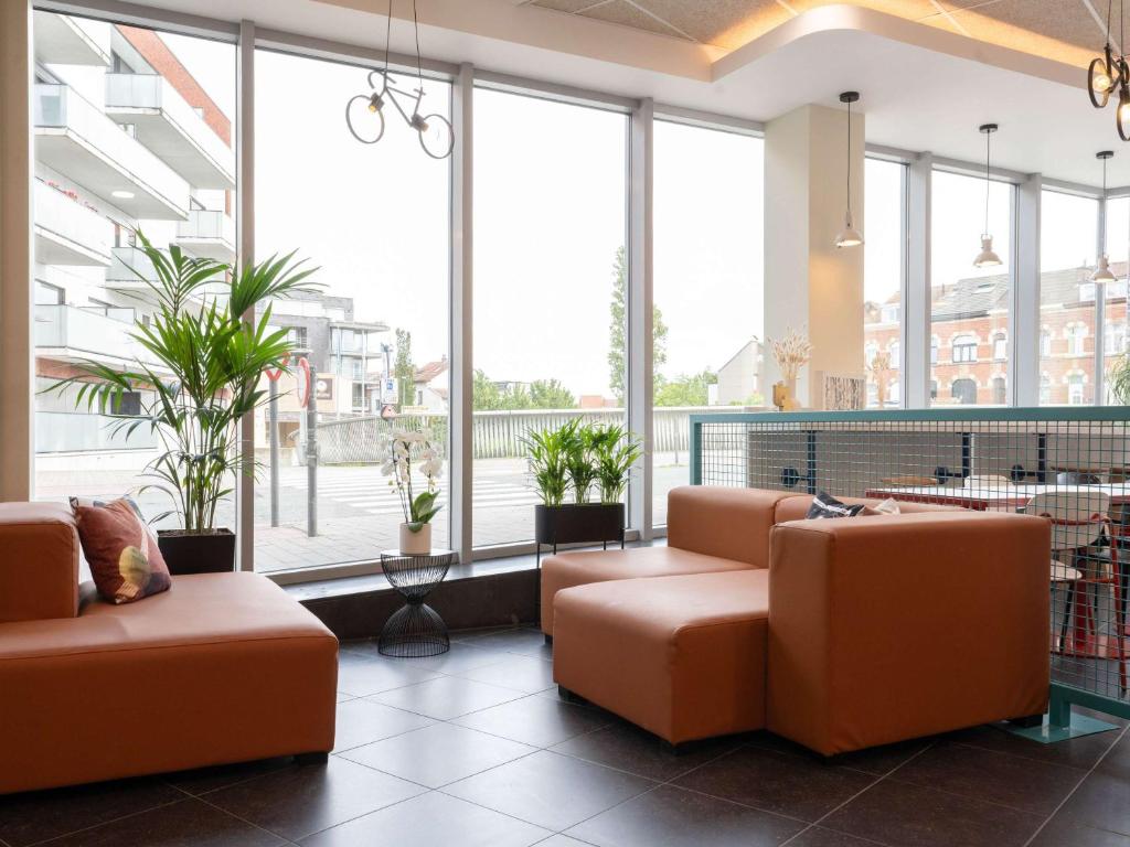 Posezení v ubytování ibis budget Leuven Centrum