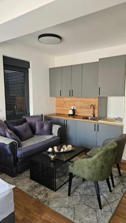 Posezení v ubytování Podgorica apartments Planet