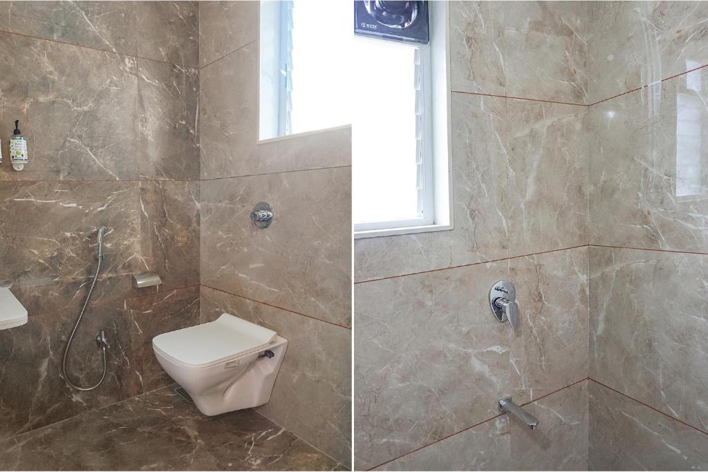 Koupelna v ubytování FabHotel Prime Athiti Delight Stay