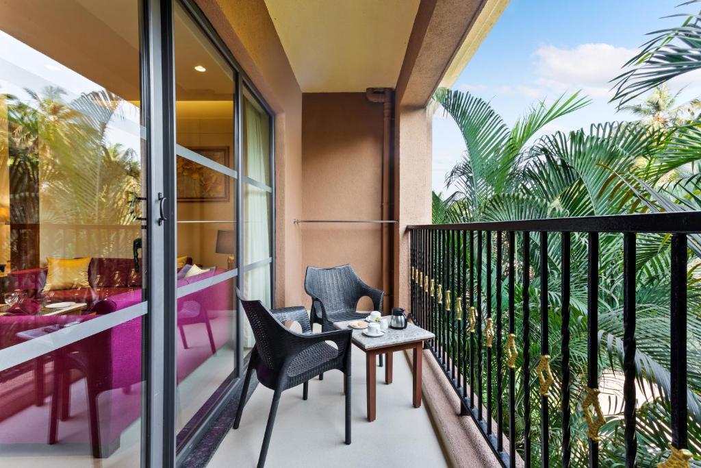 Balkón nebo terasa v ubytování Seashell Suites and Villas- Candolim Goa