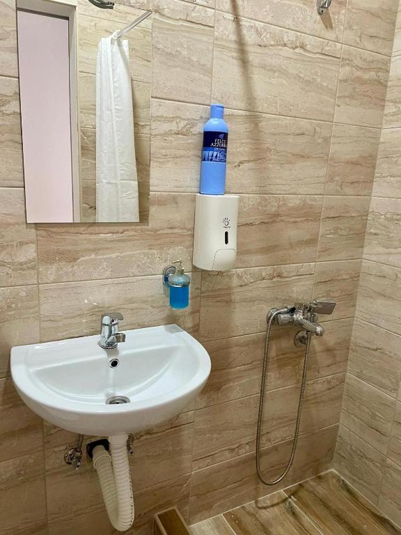 Koupelna v ubytování Moravska Obala - Prenoćište i Restoran