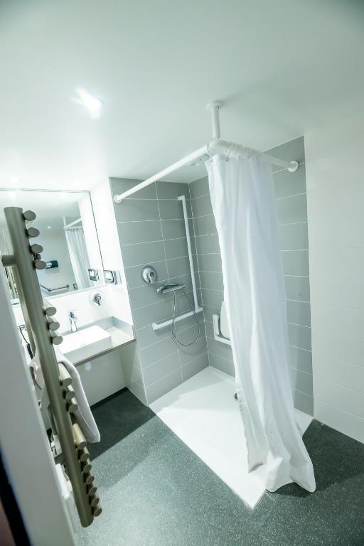 Koupelna v ubytování Best Western Eden SPA